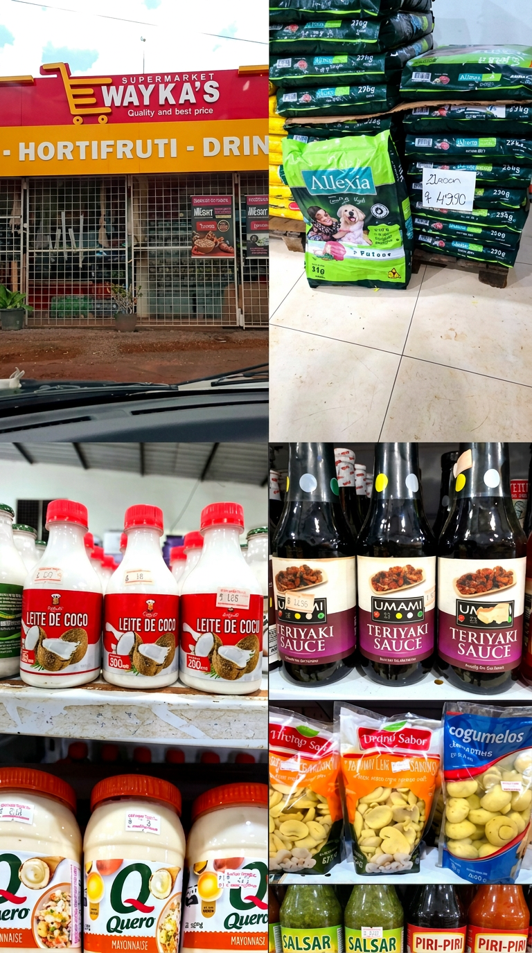 Leite de coco, mayo Quero, molhos & mais
