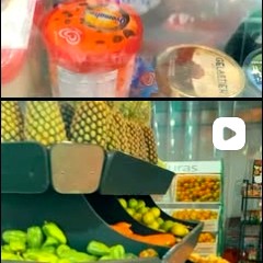 Produtos nas prateleiras do Wayka's